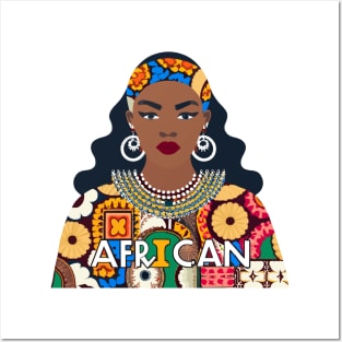 African Woman Posters and Art